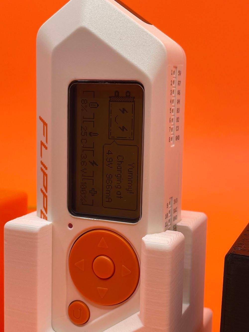 Flipper HERO, the Flipper Zero charging dock, one-handed, automatic, weighted, choose from 3 colors