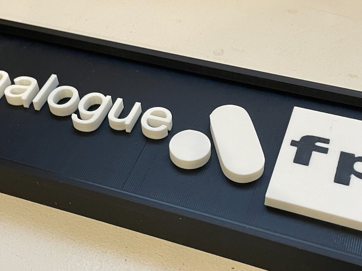 ANALOGUE 3D printed game console placard, retro gaming console sign, multi-color|297167577755
