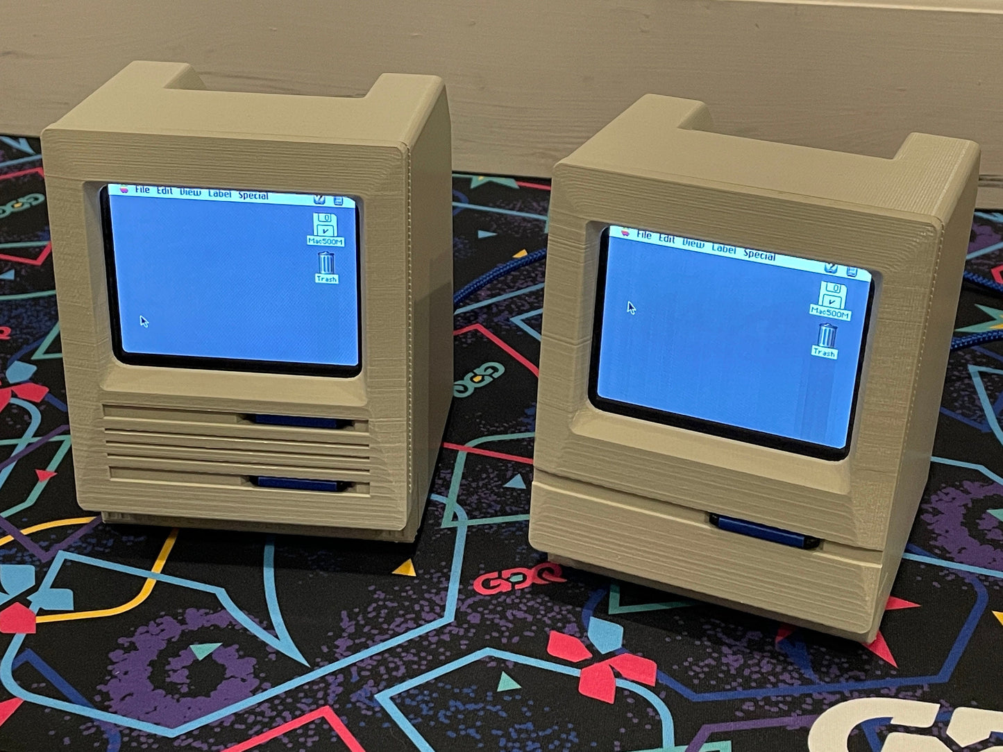 Macintosh Mini Cute 3, 40% scale Macintosh case computer system 3D printed parts kit for Raspberry Pi 3/Zero (Classic, Plus, SE, SE/30)