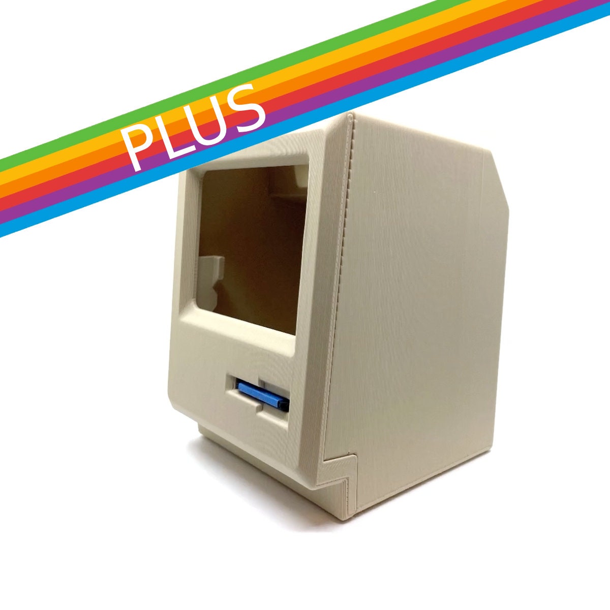 Macintosh Mini Cute 4, 40% scale Macintosh case computer system 3D printed parts kit for Raspberry Pi 4 (Classic, Plus, SE, SE/30)