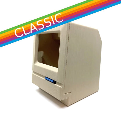 Macintosh Mini Cute 4, 40% scale Macintosh case computer system 3D printed parts kit for Raspberry Pi 4 (Classic, Plus, SE, SE/30)