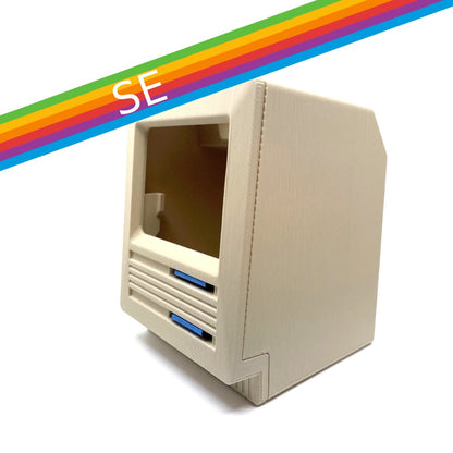 Macintosh Mini Cute 4, 40% scale Macintosh case computer system 3D printed parts kit for Raspberry Pi 4 (Classic, Plus, SE, SE/30)