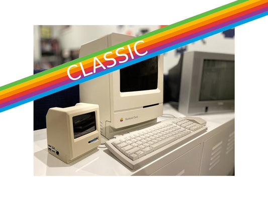 Macintosh Mini Cute 4, 40% scale Macintosh case computer system 3D printed parts kit for Raspberry Pi 4 (Classic, Plus, SE, SE/30)