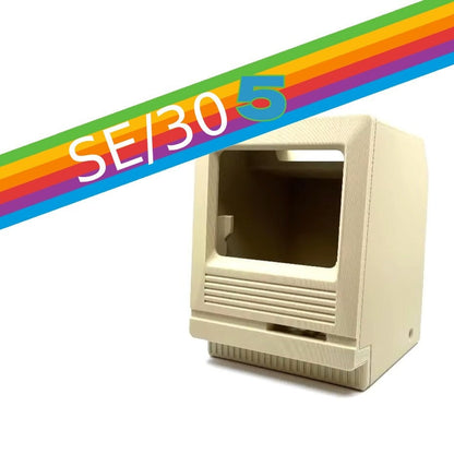 Macintosh Mini Cute 5, 40% scale Macintosh case computer system 3D printed parts kit for Raspberry Pi 5 (Classic, Plus, SE, SE/30) image 5