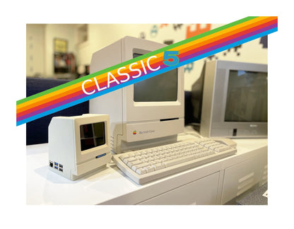 Macintosh Mini Cute 5, 40% scale Macintosh case computer system 3D printed parts kit for Raspberry Pi 5 (Classic, Plus, SE, SE/30) image 1