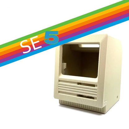 Macintosh Mini Cute 5, 40% scale Macintosh case computer system 3D printed parts kit for Raspberry Pi 5 (Classic, Plus, SE, SE/30) image 4