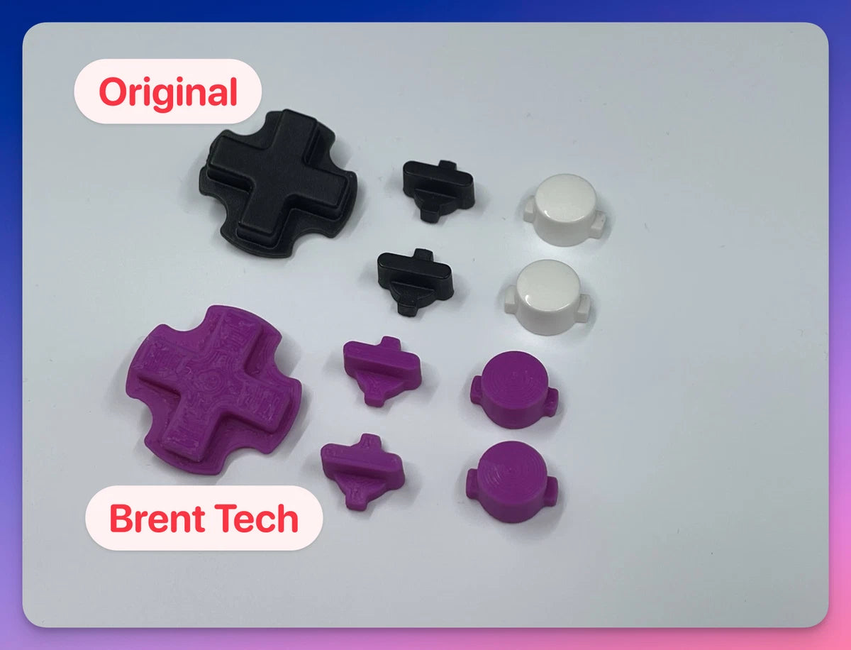 Modretro Chromatic control button set, custom 5-piece set, 25+ colors available|296912184434