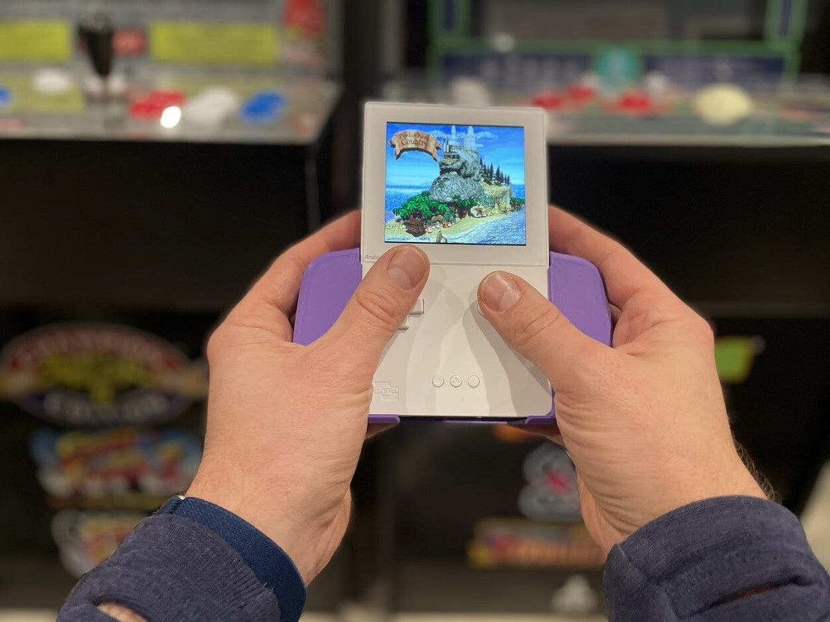 ANALOGUE POCKET CASE ADVANCE GRIP, CUSTOM DESIGNED, FELT-LINED PLAY-THROUGH CASE|294896008570