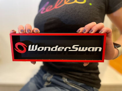 WONDER SWAN 3D printed game console placard, multi-color|297170940976
