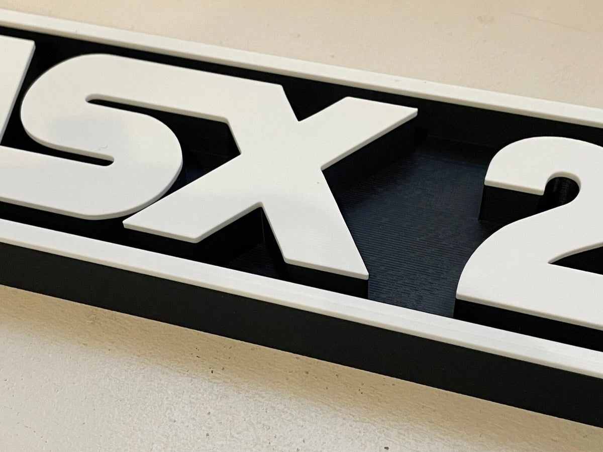 MSX 2 system 3D printed game console placard, retro sign, multi-color|297170784472