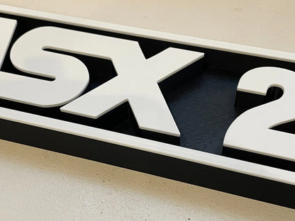 MSX 2 system 3D printed game console placard, retro sign, multi-color|297170784472