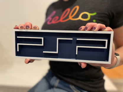 PSP (Sony PSP) 3D printed game console placard, multi-color|297170870191