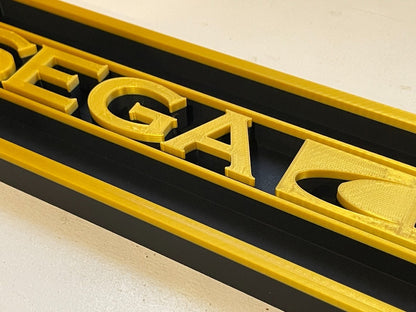 SEGA CD 3D printed game console placard, multi-color|297170872891
