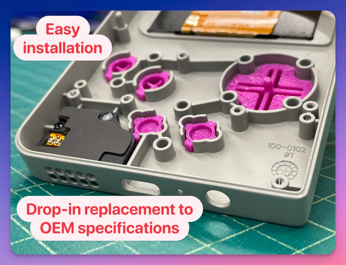 Modretro Chromatic control button set, custom 5-piece set, 25+ colors available|296912184434