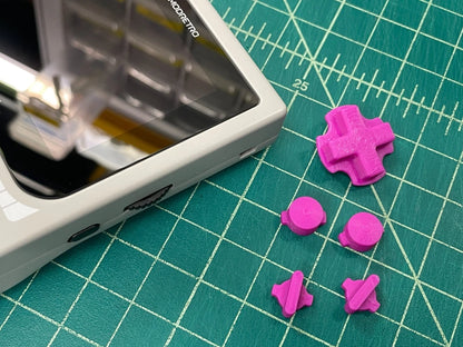 Modretro Chromatic control button set, custom 5-piece set, 25+ colors available|296912184434