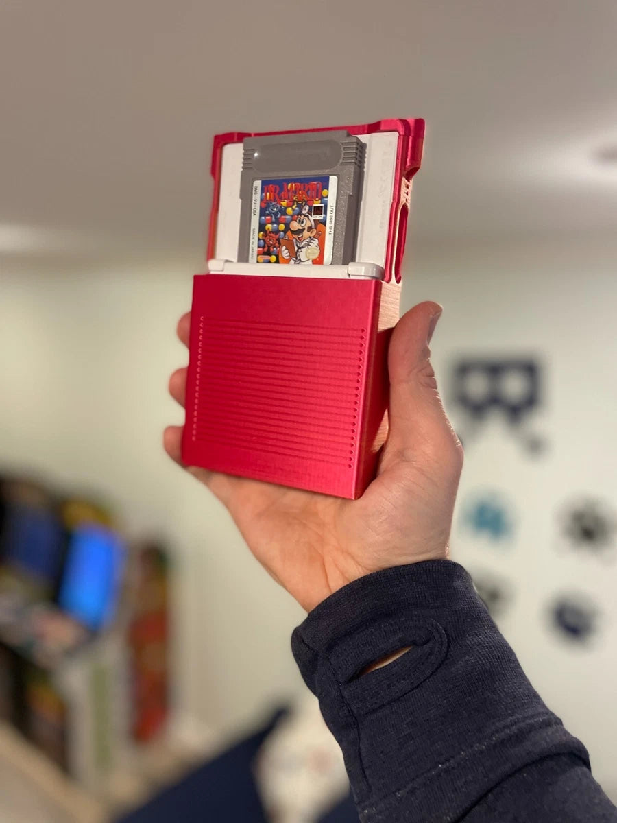 ANALOGUE POCKET CASE EX, FULL BODY, CUSTOM FELT-LINED PLAY-THROUGH GRIP CASE|295994394788