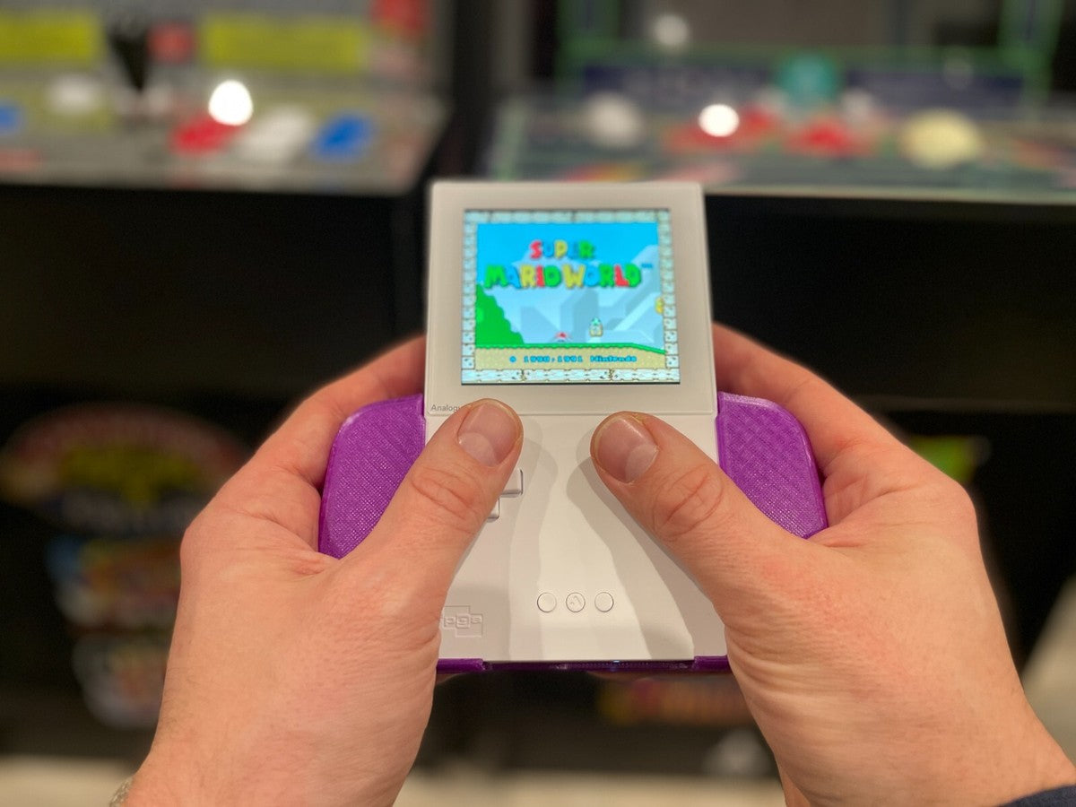 ANALOGUE POCKET CASE ADVANCE GRIP, CUSTOM DESIGNED, FELT-LINED PLAY-THROUGH CASE|294896008570