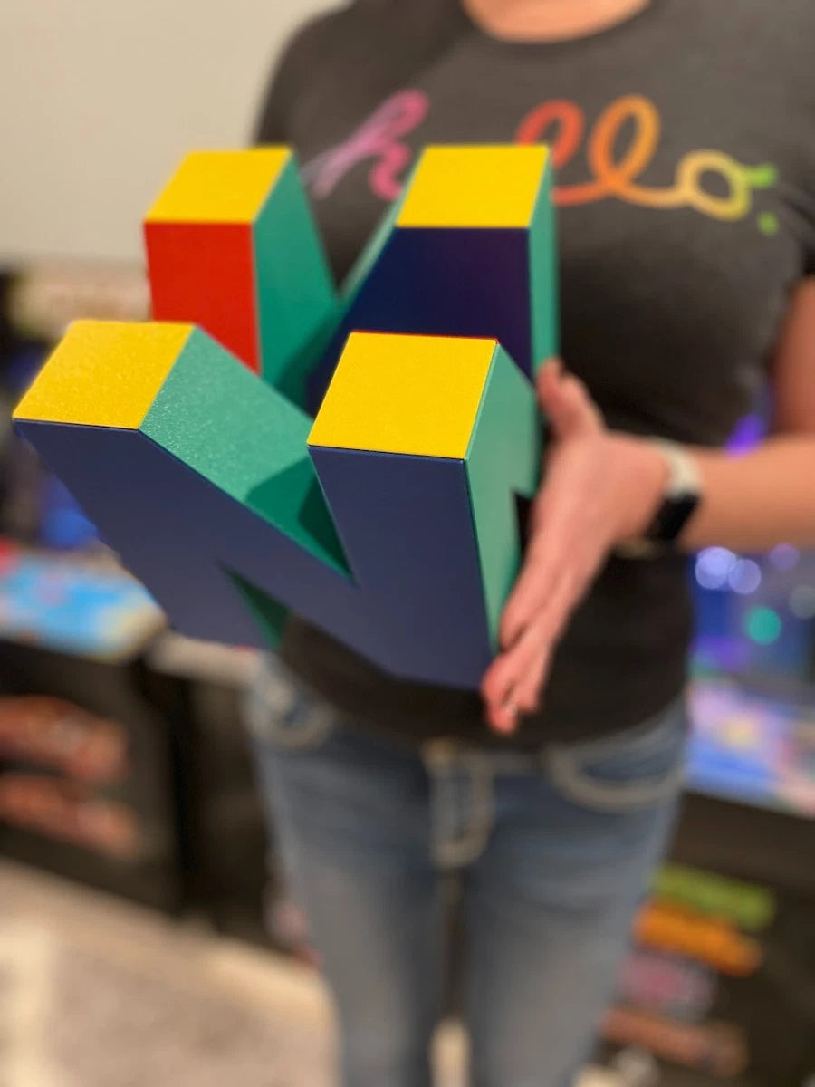 HUGE N64 Cube 6.4” - 3D Printed Retro Gamer Gift, Handcrafted Gaming Figurine|296961178173