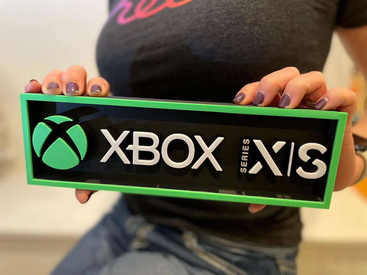 XBOX SERIES X | S 3D printed game console placard, multi-color|297171171004