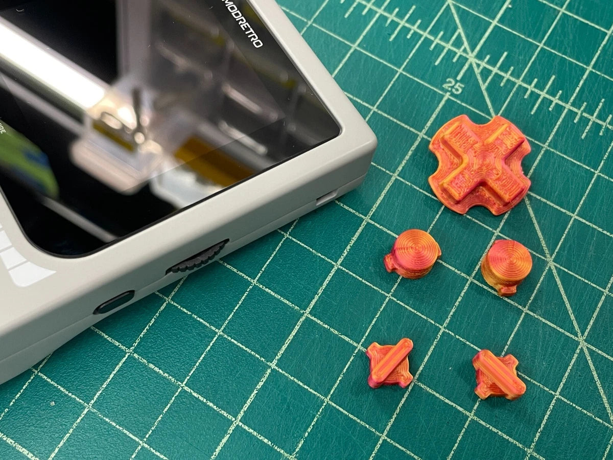 Modretro Chromatic control button set, custom 5-piece set, 25+ colors available|296912184434