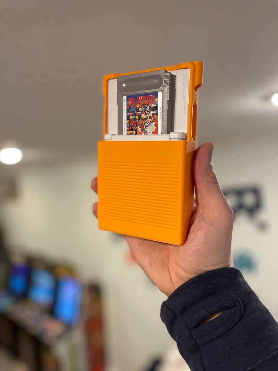 ANALOGUE POCKET CASE EX, FULL BODY, CUSTOM FELT-LINED PLAY-THROUGH GRIP CASE|295994394788