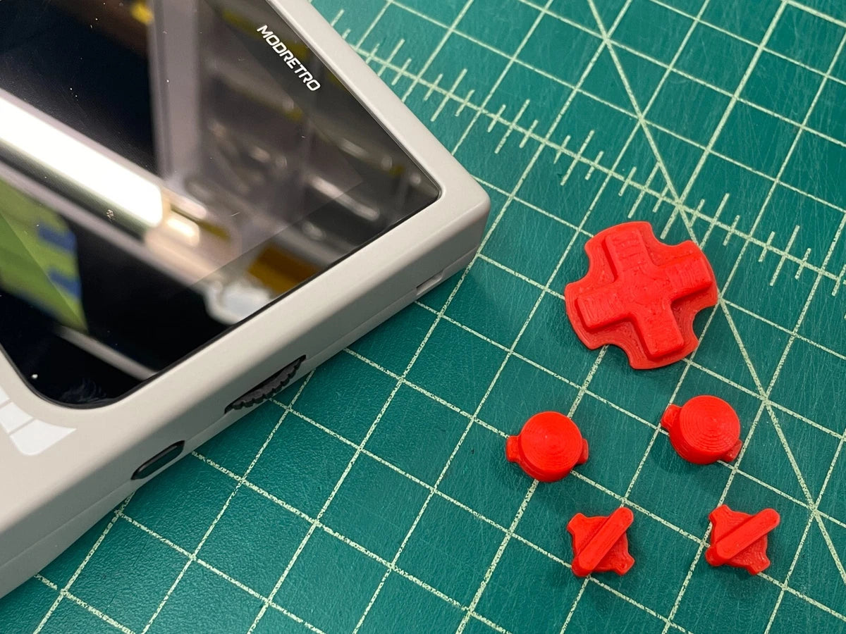 Modretro Chromatic control button set, custom 5-piece set, 25+ colors available|296912184434