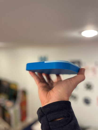 MACINTOSH FINDER ICON LOGO SIGN - 3D PRINTED, 3-COLOR DESKTOP DECOR, 5.5 INCHES|296029376384