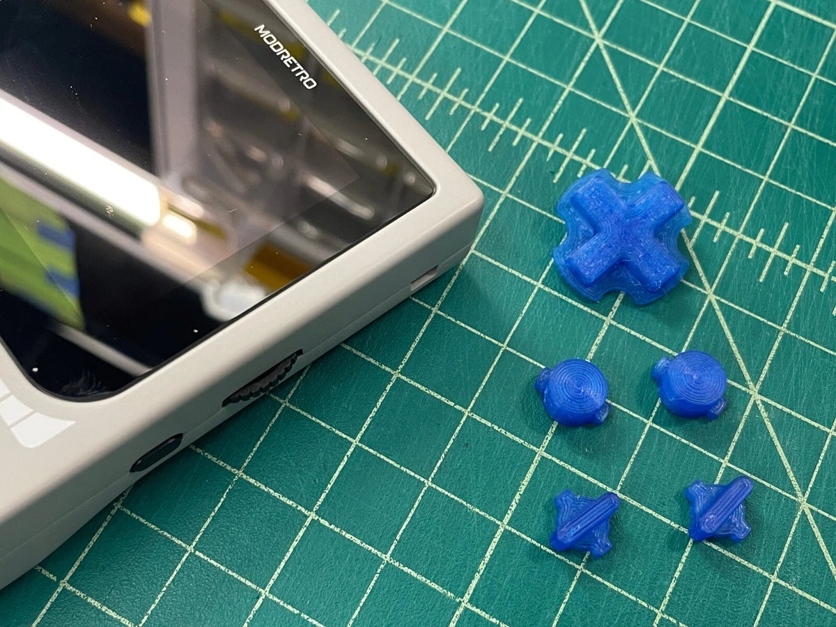 Modretro Chromatic control button set, custom 5-piece set, 25+ colors available|296912184434