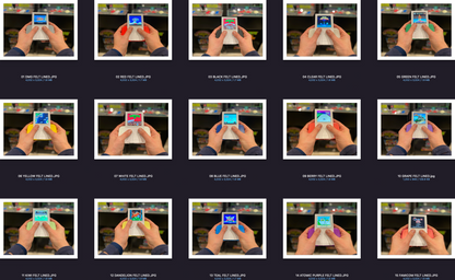 ANALOGUE POCKET CASE ADVANCE GRIP, CUSTOM DESIGNED, FELT-LINED PLAY-THROUGH CASE|294896008570