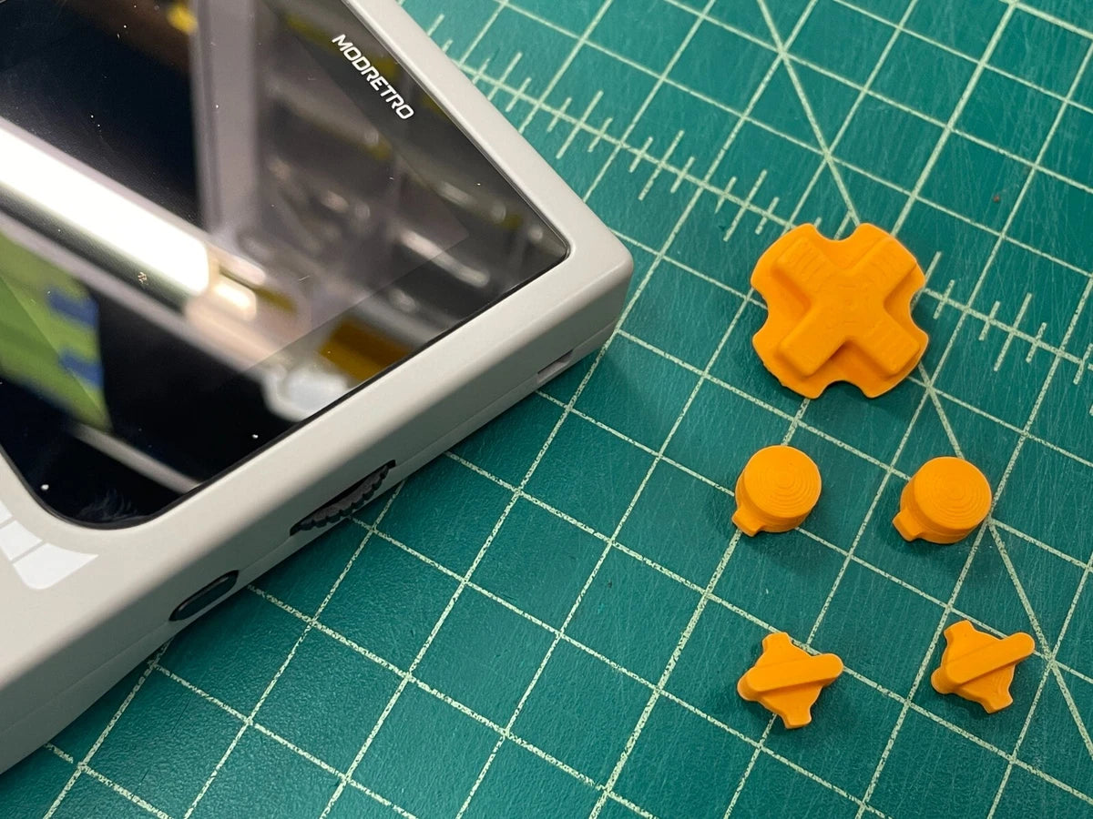 Modretro Chromatic control button set, custom 5-piece set, 25+ colors available|296912184434