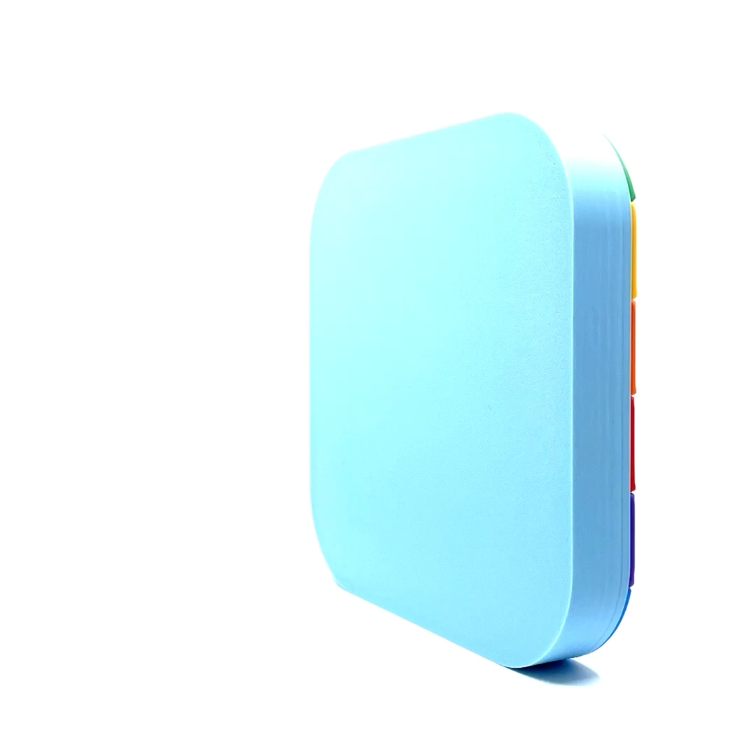 APPLE MACINTOSH FINDER RAINBOW LOGO DISPLAY/SIGN/PAPERWEIGHT, 8-COLOR 3D PRINTED|296029381360