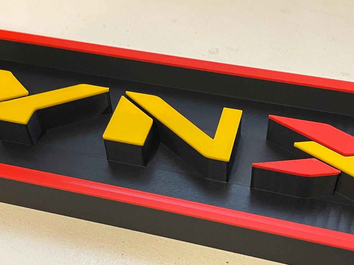 ATARI LYNX 3D printed game console placard, retro console sign, multi-color|297170701428