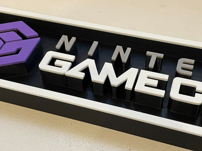 NINTENDO GAMECUBE 3D printed game console placard, multi-color|297170830250