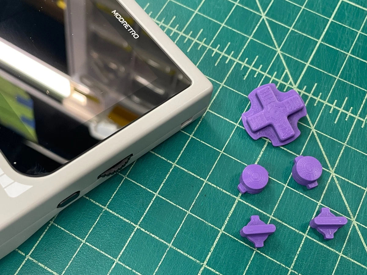 Modretro Chromatic control button set, custom 5-piece set, 25+ colors available|296912184434