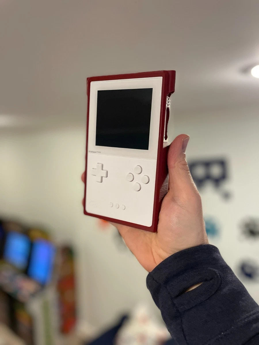 ANALOGUE POCKET CASE EX, FULL BODY, CUSTOM FELT-LINED PLAY-THROUGH GRIP CASE|295994394788