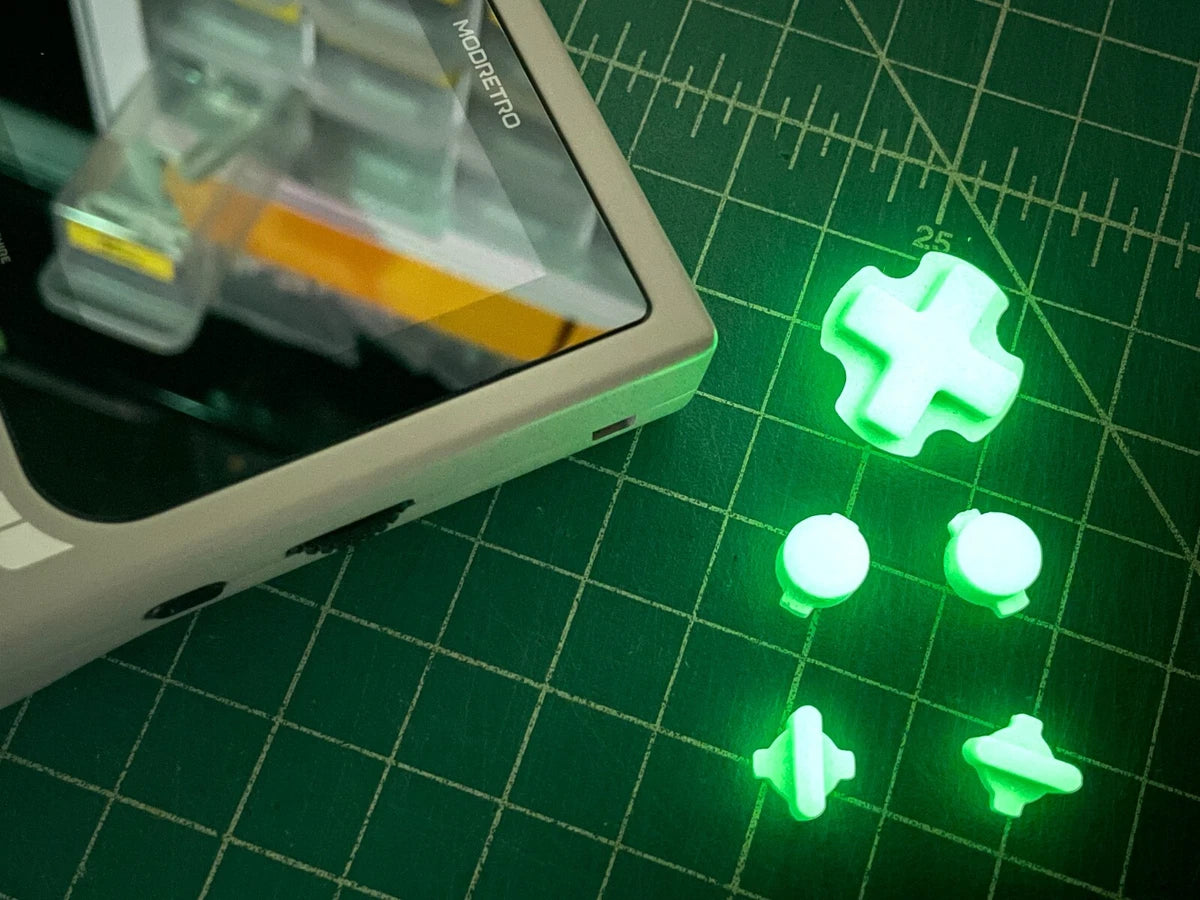 Modretro Chromatic control button set, custom 5-piece set, 25+ colors available|296912184434