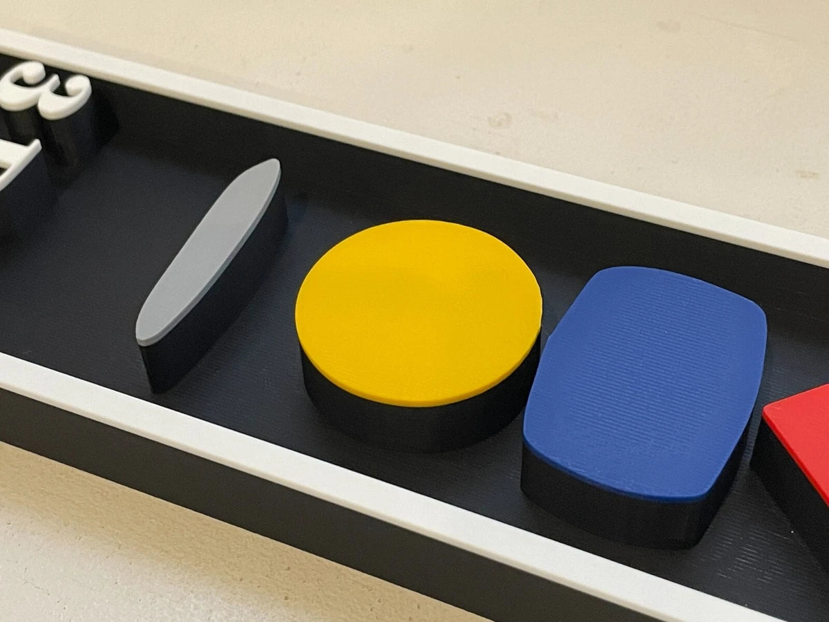 PANASONIC 3DO 3D printed game console placard, multi-color|297170842945