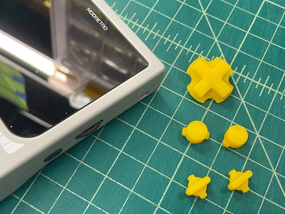 Modretro Chromatic control button set, custom 5-piece set, 25+ colors available|296912184434