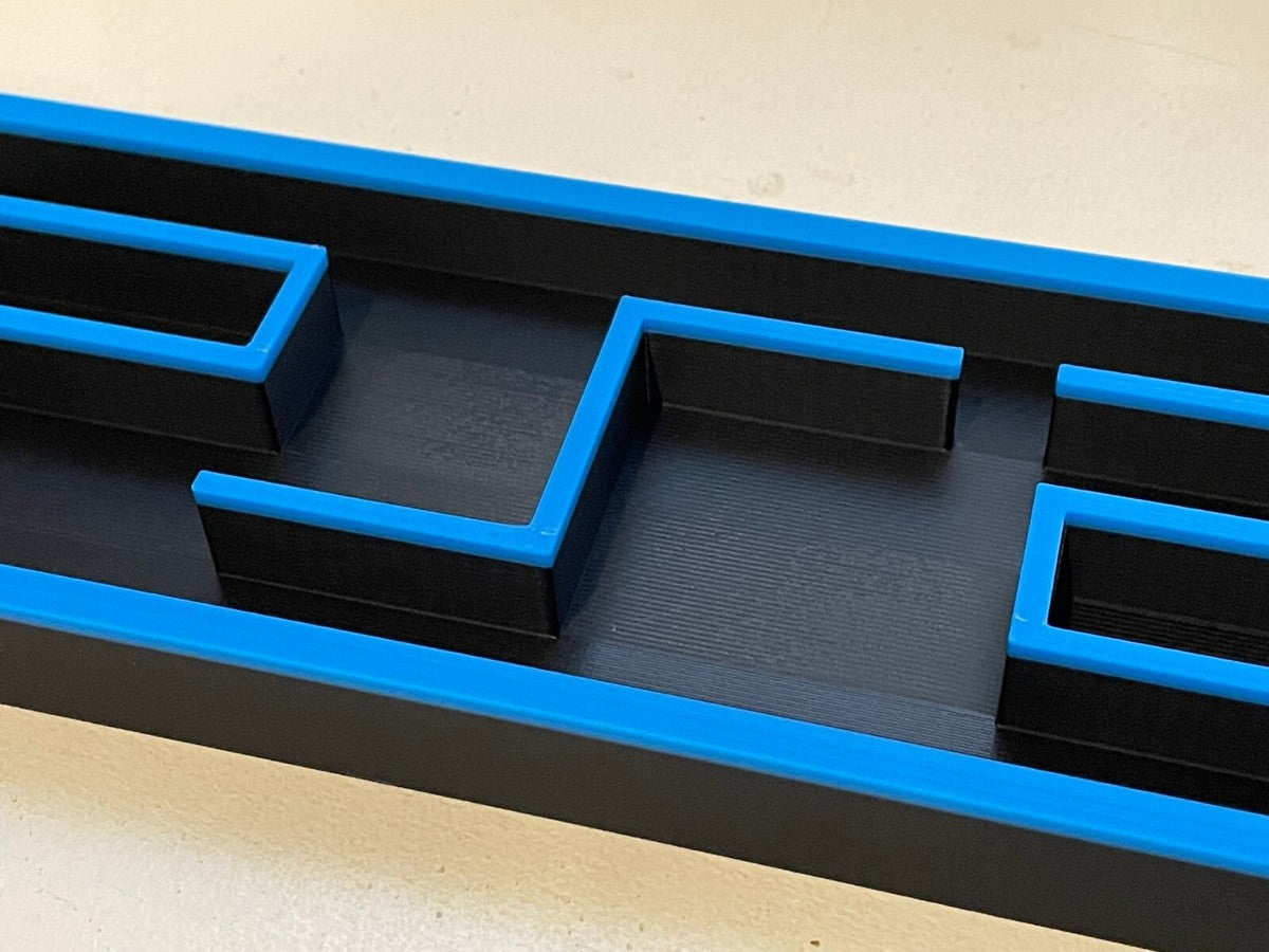 PLAYSTATION 2 (PS2) 3D printed game console placard, multi-color|297170855716