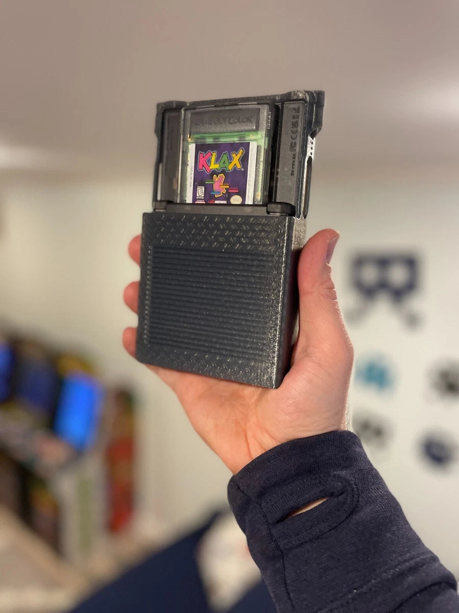 ANALOGUE POCKET CASE EX, FULL BODY, CUSTOM FELT-LINED PLAY-THROUGH GRIP CASE|295994394788