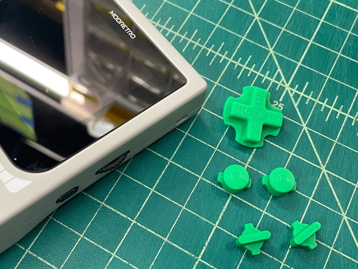 Modretro Chromatic control button set, custom 5-piece set, 25+ colors available|296912184434