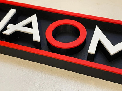 NAOMI 3D printed game console placard, retro sign, multi-color|297170805120