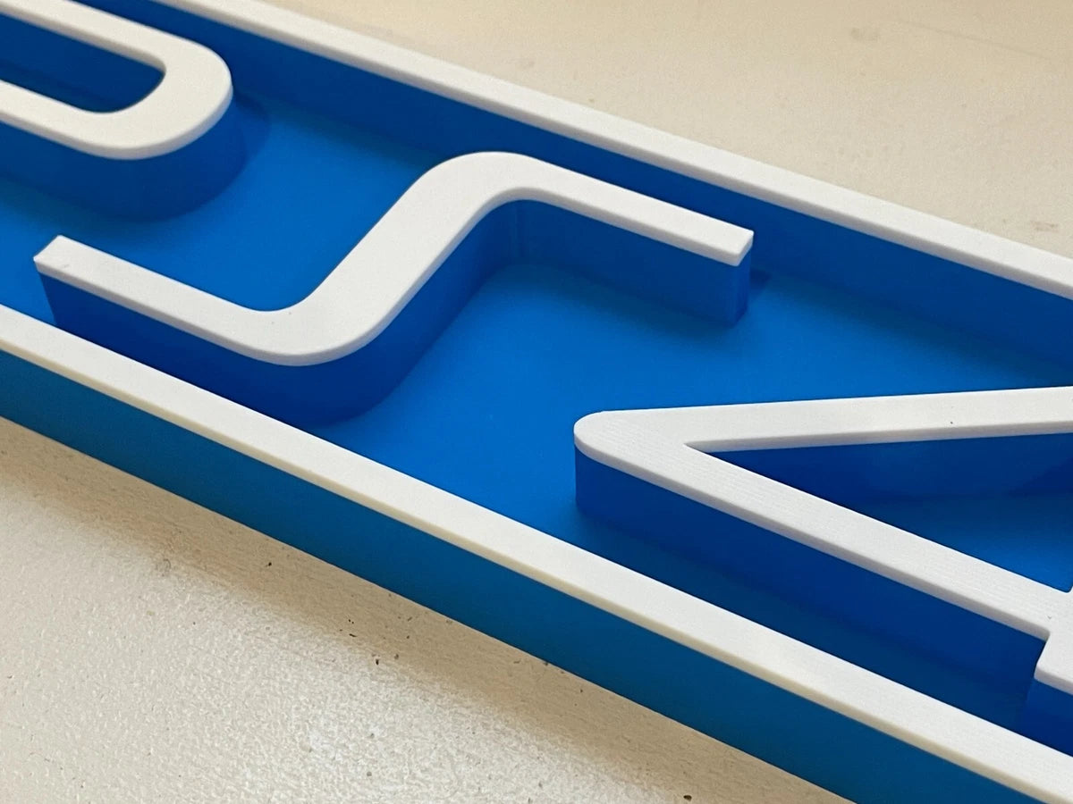 PLAYSTATION 4 (PS4) 3D printed game console placard, multi-color|297170857142