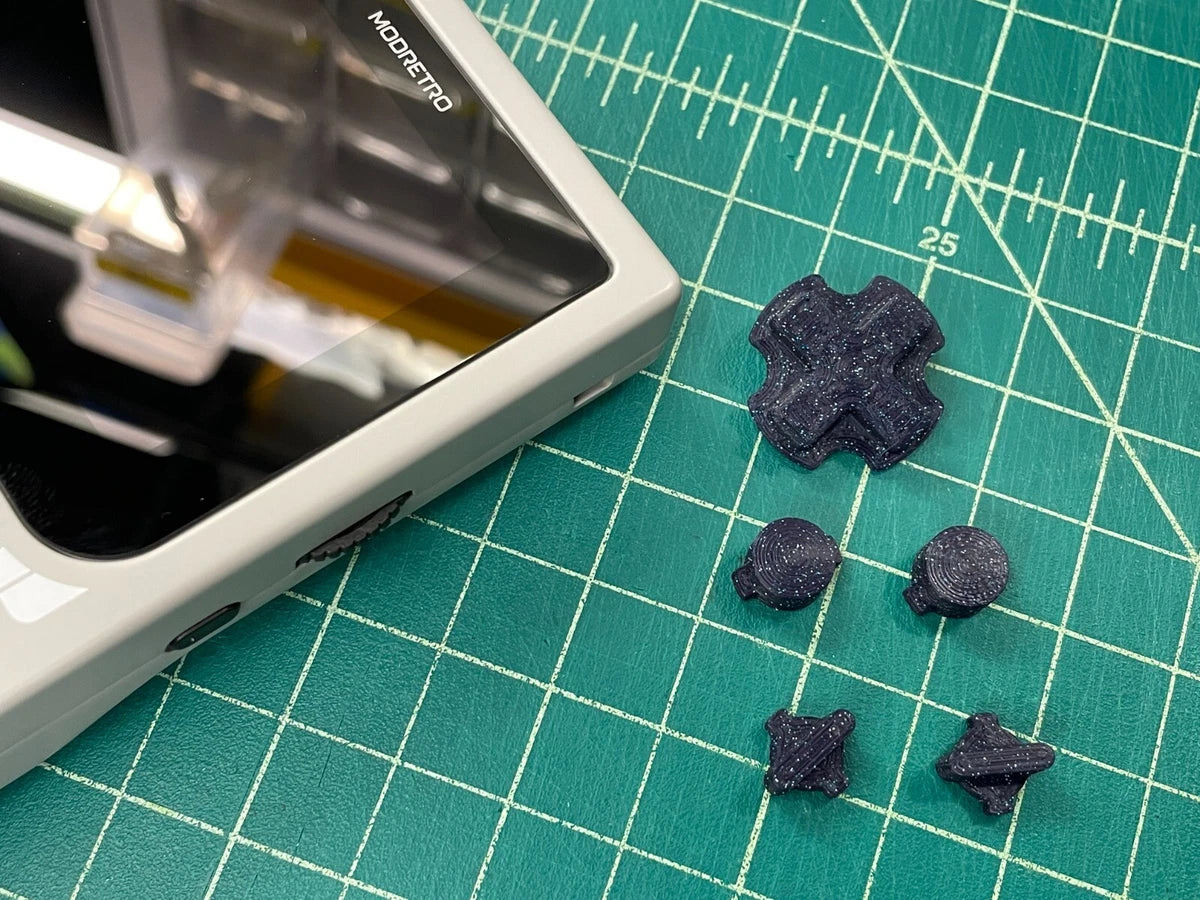 Modretro Chromatic control button set, custom 5-piece set, 25+ colors available|296912184434