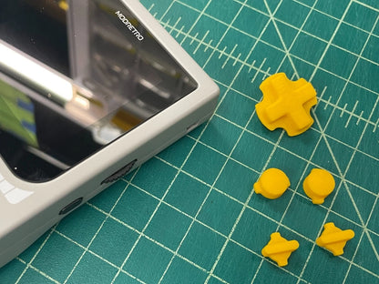 Modretro Chromatic control button set, custom 5-piece set, 25+ colors available|296912184434