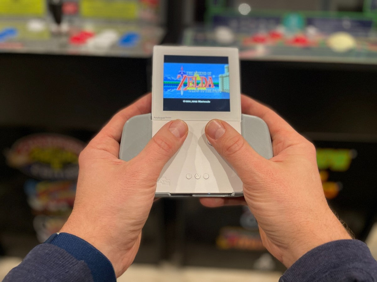 ANALOGUE POCKET CASE ADVANCE GRIP, CUSTOM DESIGNED, FELT-LINED PLAY-THROUGH CASE|294896008570