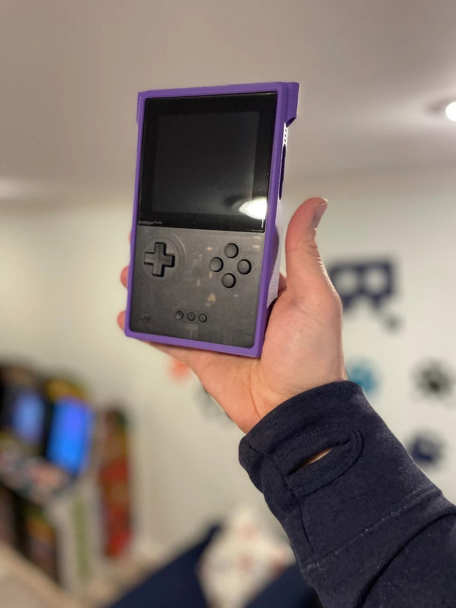 ANALOGUE POCKET CASE EX, FULL BODY, CUSTOM FELT-LINED PLAY-THROUGH GRIP CASE|295994394788