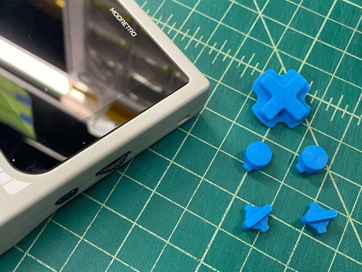 Modretro Chromatic control button set, custom 5-piece set, 25+ colors available|296912184434