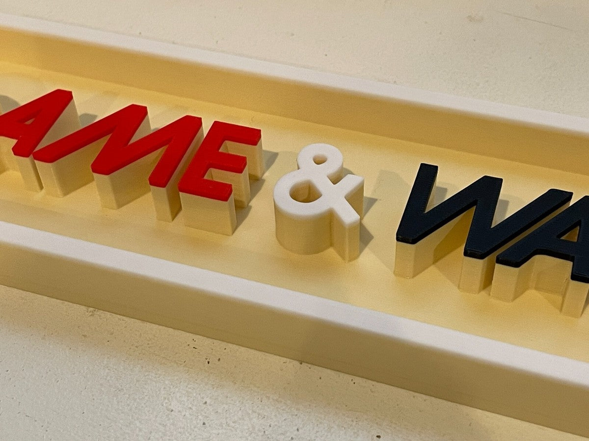 NINTENDO Game & Watch 3D printed game console placard, multi-color|297170829573