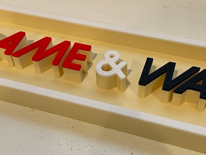 NINTENDO Game & Watch 3D printed game console placard, multi-color|297170829573